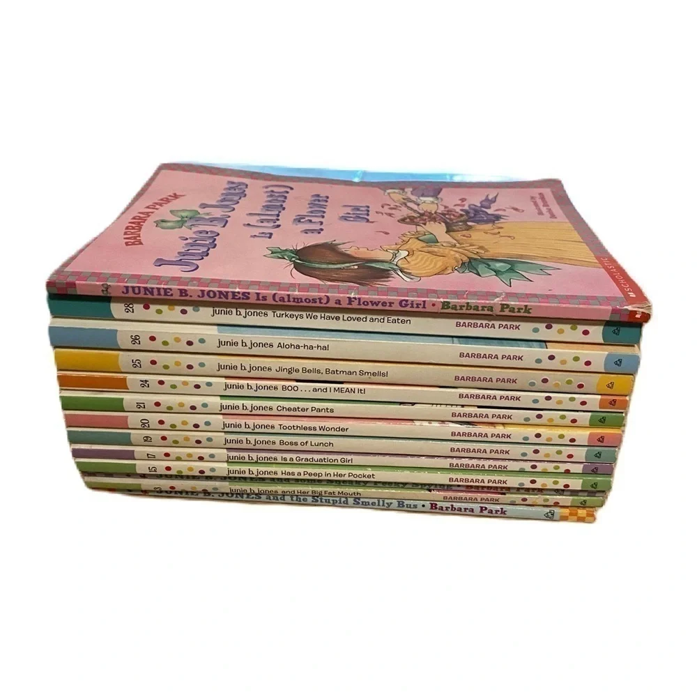Junie B. Jones Book Lot Bundle Barbara Park 1,3,4,15,17,1920,21,24,25,26,28